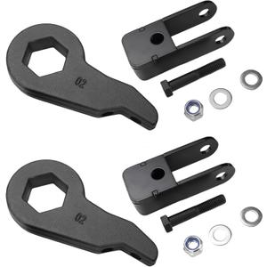 1-3 Inch Leveling Lift Kit Torsion Bar Keys with Shock Extenders Brackets Compatible with Chevrolet Chevy Silverado 1500 GMC Sierra Tahoe Cadillac Escalade 1999 2000 2001 2002 2003 2004 2005 2006 2007