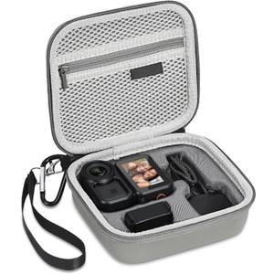 STARTRC PHOTO Osmo Nano Case, Protective Carrying Case for DJI Osmo Nano Accessories, Portable PU Leather Storage Bag for Travel Outdoor Vlogging