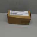 Suclain 24 Count Baseball Helmet Snack Ice Cream Bowl 24 Pcs Disposable Taster Spoons 8 oz Mini Sundae Bowls Dessert Plastic Spoons for Party Supplies(Black)