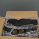 Calmbee 9-in-1 Bamboo Kitchen Organizer - Black & Multicolor Modern Minimalist Caddy with 3-in-1 Wrap Dispenser, Cutter & Bag Organizer