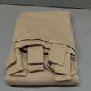 NICETOWN 2 Panels Outdoor Curtains for Patio Waterproof 84" Long, Detachable Sticky Tab Top Thermal Insulated Privacy Sun Blocking & UV Protection Drapes for Porch/Pergola, Biscotti Beige, W52 x L84