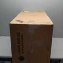 IRIS USA Dog Food Storage Container 58 lbs, Attachable Wheels, for Dog Cat Birds and other Pets, Food Storage Bin, Keep Fresh, Easy Mobility, BPA Free - Made in the USA, Black (Smoke)