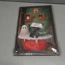 Xizondidi Vintage Christmas Decorations,Christmas Wall Decor for Home,Black Cat Wall Art Prints Including Wooden Frame,Art Poster for Living Room Bedroom Home Decoration 15 * 10 Inches