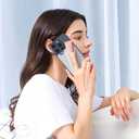 DOB SECHS Silicone Lip Holder with Card Holder Compatible with Lipstick Lip Glaze Phone Case Back Stick On Holder for iPhone and Android Smartphones Grey, Small