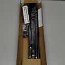 Curtain Rods for Windows 48 to 84-92 inch, 5/8" Matte Black Curtain Rod, Stainless Steel Small Curtain Rods for Bedroom, Living Room,Kitchen,Farmhouse, Outdoor Curtain rod Black