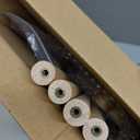 Wood Tilting Bookcase in Living Room/Home/Office, Desktop Book Shelf Organizer Bookshelves Storage Rack for CDs/Magazine/Books Display (Yellow, 16"-L)