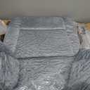 Reading Pillows for Sitting in Bed Adult, Back Pillow for Bed Sitting Up, Backrest Pillows with Shredded Foam for Adult&Teens, Support Pillow with Arms for Beds, Couch, Floor, 24in, Grey (X-Large(24inch))