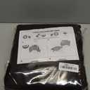 TAOCOCO Recliner Cover 3 Pieces Recliner Chair Covers, Stretch Jacquard Reclining Chair Cover, Furniture Protector Sofa Slipcovers Couch Covers with Elastic Bottom for Kids, Pets (Chocolate) (1 Seater)