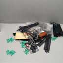 Train Set for Kids, Electric Train Toys with Realistic Light Sounds Smoke, Christmas Train Model Gifts for Toddlers Boys Girls, Steam Locomotive, Luxury Track & 2 Glowing Passenger Carriages