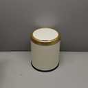 URALFA Automatic Motion Sensor Bathroom Trash Can with Lid, Touchless Trash Bin, Smart Dog Proof Garbage Can, Small Waste Basket for Toilet, Office, Bedroom, 2.8 Gallon, Cream White