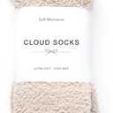 Inerney Fuzzy Socks for Women Men Gifts, Warm Cozy Fluffy Cloud Slipper Style, Comfy Winter Sleep Sock, Stocking Stuffer