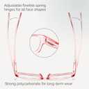 Gaoye Reading Glasses for Women, 6 pack Fashion Readers for Women Men Spring Hinge Eye Glasses, Blue Light Reading Glasses