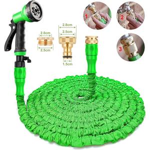 Garden Hose, 75ft Water Hose, Lightweight Outside Lawn Hose, Outdoor Hose for Yard Backyard, Collapsible & Car Wash 3/4" Connectors Manguera de Agua, Yarn Essential Lawn & Garden Watering Equipment