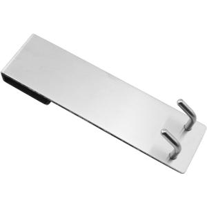 LQ Industrial 180x50mm Silver Stainless Steel Hook for Door Back Cabinet Door Hook Shower Door Hook Towel Hook Suitable for Frameless Shower Glass