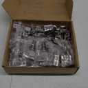 20 Pack Soft Close Cabinet Door Hinges for 1/2" Partial Overlay Cupboard, 100 Degree Opening Angel, Stainless Concealed Kitchen Cabinet Hinges with Mounting Screws and Manual