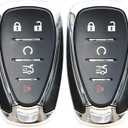 MechanMagic Key Fob Replacement Fits for Chevrolet Malibu Camaro 2016 2017 2018 2019 2020 2021 Cruze 2016-2019 Smart Proximity Keyless Entry Remote Control HYQ4EA 13529662 13590048 433 Mhz (Pack of 2)