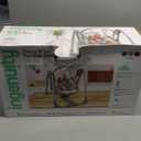 Ingenuity Swing 'n Go Deluxe 5-Speed Baby Swing with Cushioned Harness - Foldable, Portable, 2 Plush Toys & Sounds, 0-9 Months 6-20 lbs (Bella Teddy)