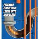 FlexiSnake Drain Weasel Sink Snake Hair Clog Remover Tool Kit, Sink, Pipe, Bathroom, Bathtub Drain Cleaner, 18-inch Long, Flexible, Made in The USA, 3 Pack Wand Refills and Removable Handle