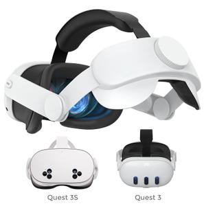 Head Strap Compatible with Oculus Quest 3,Meta Quest 3 Accessories Adjustable Elite Strap Replacement for Enhanced Comfort Support and Gaming Immersion in VR