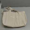 CTWWFS Tote Bag for Women, Travel Essentials Large Tote Bag with Zipper, Top Handle Handbag for Travel, Work (Beige)