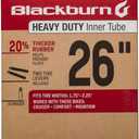Blackburn 26" x 1.75-2.25" Schrader Heavy Duty Bicycle Inner Tube with tire levers