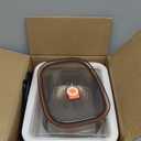 1.7 Quart Yogurt Maker with Stainless Steel Bowl, 9 Glass Jars, Digital Timer, Temperature Control, BPA-Free, Easy-to-Use, Family-Sized for Homemade Probiotic Yogurt, Dishwasher Safe