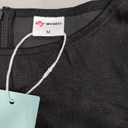 YOXUA Women's Summer Sleeveless Boat Neck Mini Dress Slim Fit Party Club Teacher Casual Office Dresses (M, Black)