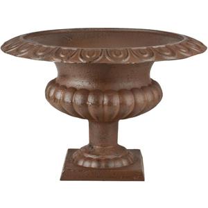 Esschert Design XH70 Cast Iron French Urn Planter, Large, Antique Brown