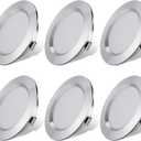 12V LED Lights for RV Camper Van Trailer - 3W neutral 4500K 270 Lumen Low Voltage Recessed Ceiling Light Dimmable, Set of 6