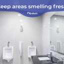 Automatic Air Freshener Spray Dispenser (2-Pack) Wall Mounted or Free Standing, Commercial and Home Use, Multiple Time Scent/Mist Release Settings for Room/Restroom Sprayer (White)