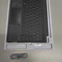 OMOTON Wireless Keyboard for Microsoft Surface Pro 7/7+/6/5/4/3 12.3 inch ONLY, Bluetooth Connection, Ultra-Slim Keyboard Type Cover with Touchpad, 7 Colors Backlit and Rechargeable, Grey