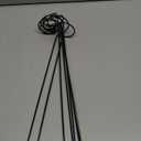 16 Inch Plant Support Stakes (Pack of 7), Garden Single Stem Amaryllis Flower Stake, Metal Plant Cage Support Rings Plants Support Sticks with 10 PCS Plant Clips