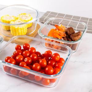Glass Storage Containers with Lids 4 Pack