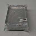 24 Pcs Baking Sheet Stainless Steel Cookie Sheet Small Metal Pans Professional Rectangle Oven Trays Kitchen Baking Cooking Oven and Toaster, (9.1 x 5.9 Inch) Height 0.5inch/1.2cm