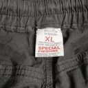 FOURSTEEDS Women's Mid Rise Drawstring Elastic Waist Multi-Pocket Outdoor Sport Cotton Camping Hiking Cargo Pants (X-Large, #776 Black)