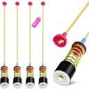 2026 Upgraded DC97-16350U DC97-16350T Washer Suspension Rods for Samsung WA50R5200AW/US WA50R5400AV/US WA45T3200AW/A4 WA45N3050AW/A4 WA50R5400AW/US Washing Machine Replace DC97-05280W DC97-16350S 4PCS