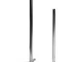 Flash Furniture Lars 30" Round Cocktail Table with 30" and 42" Columns, Adjustable Standard or Bar Height Round Table for Events or Home Use, Natural, 30 in