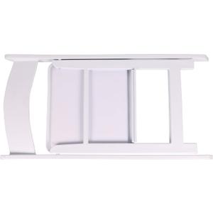 BTEXPERT White Resin Folding Event Chairs - Set of 4, 1000 lb Weight Capacity, Padded Seats, Stackable, Lightweight & Durable Indoor/Outdoor for Home Dining Party Wedding Picnic Camping Church