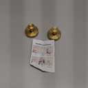 Gold Wreath-Hanger, 22 LB Strong Stainless Steel Suction-Cup-Wreath-Hooks, 2 Pack Wreath-Door-Hanger Fall Halloween Christmas Decorations, Welcome Sign for Front Door Indoor Outdoor, Reusable Holder