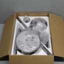 52 Inch Ceiling Fans with Lights and Remote&APP Control, Black Smart Ceiling Fan with 3000-6000K Dimmable, 6 Speeds Quiet Reversible Motor, Indoor/Outdoor Ceiling Fan for Bedroom Living Room