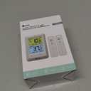 Refrigerator Thermometer with Alarm, Digital Wireless Fridge and Freezer Thermometer, Max Min Temperature Records with Magnetic & Stand Options for Home Restaurant