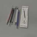 Bopomofo Stylus (5 Pcs), 2-in-1 Stylus Pen for Touch Screen, High Precision and Sensitivity, Suitable for iPhone/ipad/Android Tablets, Compatible with Touch Screens (Black/White/Blue/Rose Gold/Silver)