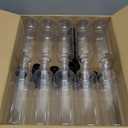 20 Pack 16oz Clear Plastic Empty Bottles, Squeezable Travel Containers with Disc Top Flip Caps, Refillable Shampoo Bottles for Lotions, Cream, Liquid Body Soap, Creams, BPA Free