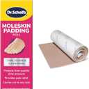 Dr. Scholl's Moleskin Padding ROLL, 1 roll // Thin, Flexible Cushioning & Pain Relief - Cut to Any Size - Doctor Recommended - 24 Inches X 4 5/8 Inches
