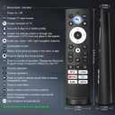 Only for Hisense Google Smart TV Voice Remote Replacement 4K QLED UHD Mini-LED Quantum ULED Series Remotes Control