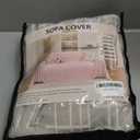 CYCMACO Boho Couch Cover for Dogs, 78"x134", Sofa Covers for 3 Cushion Couch, Washable Couch Covers for Sectional Sofa, Pet Sofa Slipcovers for Living Room, Couch Cover Blanket, Light Grey