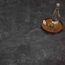 NUFLR Peel and Stick Floor Tile Waterproof, Black Marble Vinyl Flooring, Peel and Stick Flooring Durable for Update Bathroom Kitchen Basement Toilet11.8x11.8In, 10 PCS