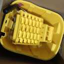 Carlisle FoodService Products Omnifit Mop Bucket with Side Press Wringer and Soiled Water Insert for Floor Cleaning, Kitchens, Restaurants, And Janitorial Use, Polypropylene (Pp), 35 Quarts, Yellow