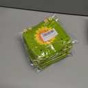 5 x INEBIZ Crochet Steering Wheel Cover Boho Sunflower Granny Squares Pattern Green Car Decor Cute Accessories for Women