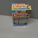 INABA Churu Cat Treats, Grain-Free, Lickable, Squeezable Creamy Pure Cat Treat/Topper with Vitamin E & Taurine, 0.5 Ounces Each Tube, 40 Tubes, Tuna Variety Box